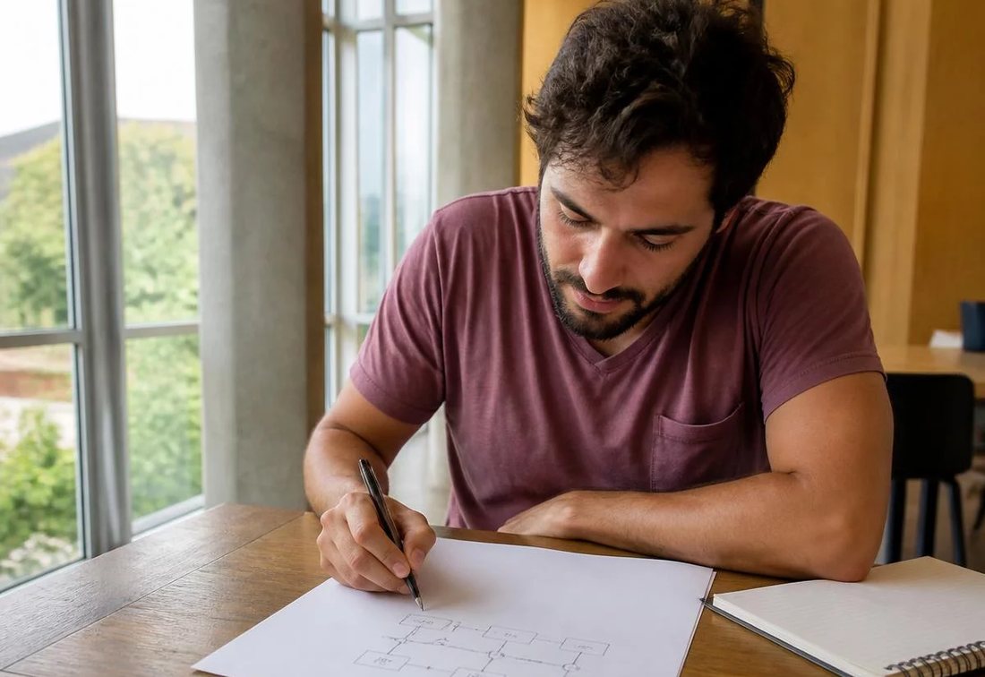 Colegas revendo no tablet as anotações do encontro anterior